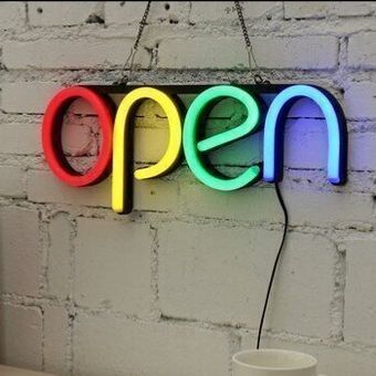 تابلو نئون open