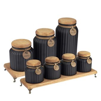 ست پاسماوری 7 پارچه مدل پایه دار گلس