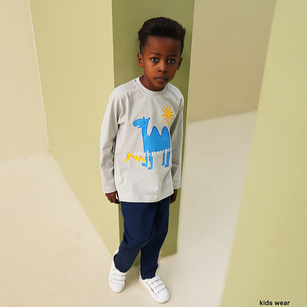 بلوز آستین بلند شتر