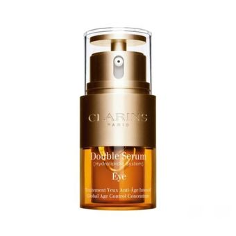 روغن دور چشم شب و روز کلارینس مدل double serum مناسب برای انواع پوست حجم 20 میلی لیتر