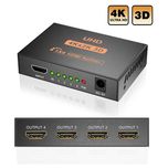 اسپلیتر 1 به 4 HDMI مدل UHD-HTS 4K