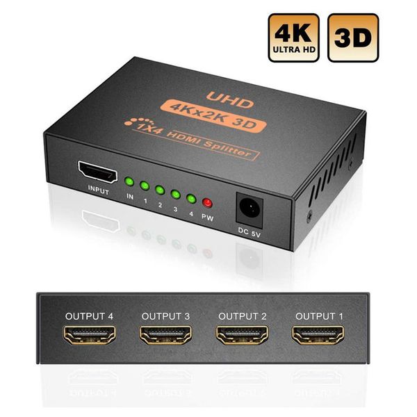 اسپلیتر 1 به 4 HDMI مدل UHD-HTS 4K