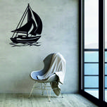 دیوارکوب طرح قایق