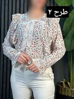 شومیز چیندار دلسا کد 1695