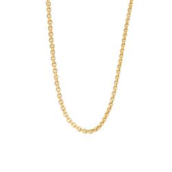 گردنبند طلا کم اجرت 18 عیار زنانه گالری طلای مریم اکرمی مدل رولو تاینی