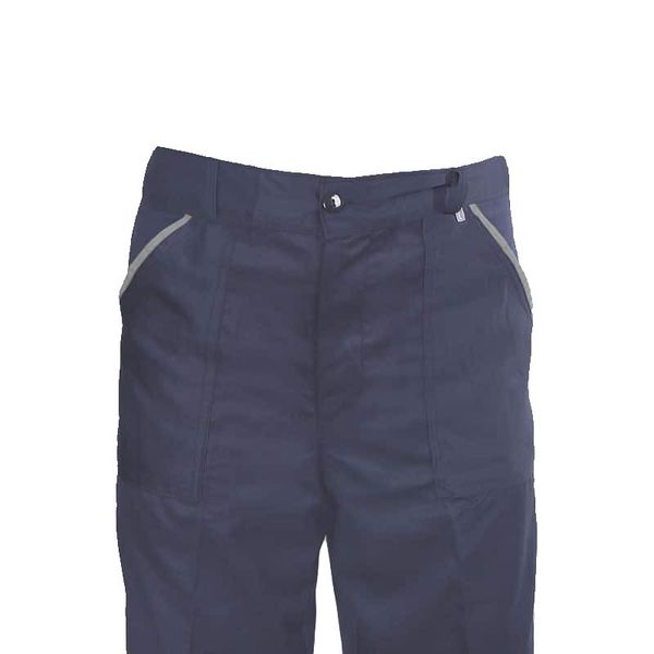 لباس کار سیلوری طوسی با دوخت سه سوزنه