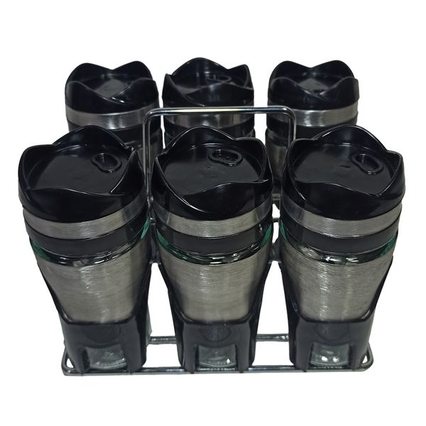 ست جا ادویه 7 پارچه کاپریس مدل فلورا کد 08