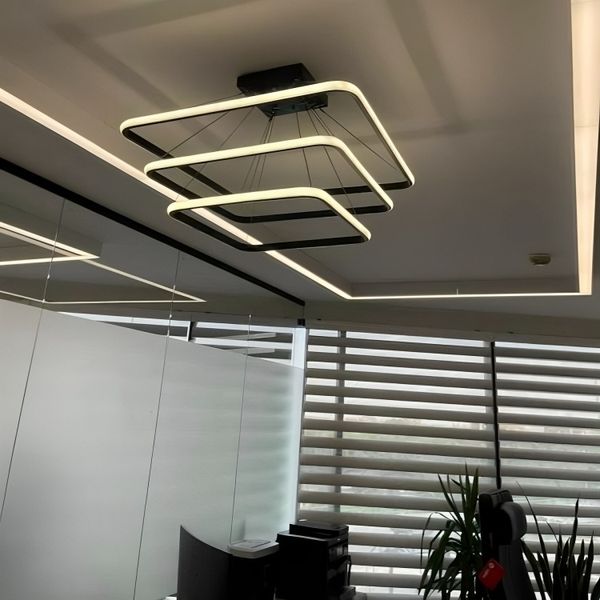 لوستر آویز شاهان تک مدل square