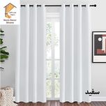 پرده نوین دکور سیلوانا مدل کتان 28 سایز 280 × 140 سانتی متر 