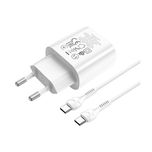 شارژر دیواری هوکو مدل N22 PD 25W به همراه کابل Type-C – فست شارژ سریع و ایمن
