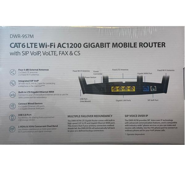 مودم روتر بی سیم 4G LTE دی لینک مدل DWR-957M