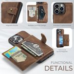 کاور جیهود مدل Leather Wallet مناسب برای گوشی موبایل اپل iPhone 14 Pro