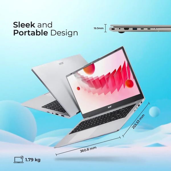 لپ تاپ 15.6 اینچی ایسر مدل Aspire 3 A325-42-R3 7330U-16GB DDR4-512GB SSD-IPS - کاستوم شده