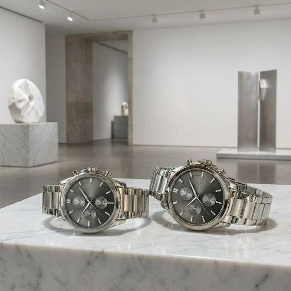 ست ساعت مچی عقربهای کوارتز زنانه و مردانه سوئیس آرت مدل ANT150-151ST0001