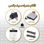 گاوصندوق الکترونیکی سدید مدل لمسی اثرانگشتی 350WFT