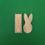 گیره مو زنانه مدل خرگوش بسته 2 عددی*495