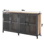 کنسول مدل چوب و فلز کد 1215