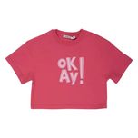 تی شرت آستین کوتاه دخترانه مدل MDSS-CH1683