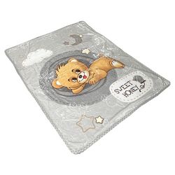 پتو کودک مدل Honey Bear سایز 120x100 سانتی متر.