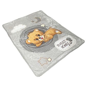 پتو کودک مدل Honey Bear سایز 120x100 سانتی متر.