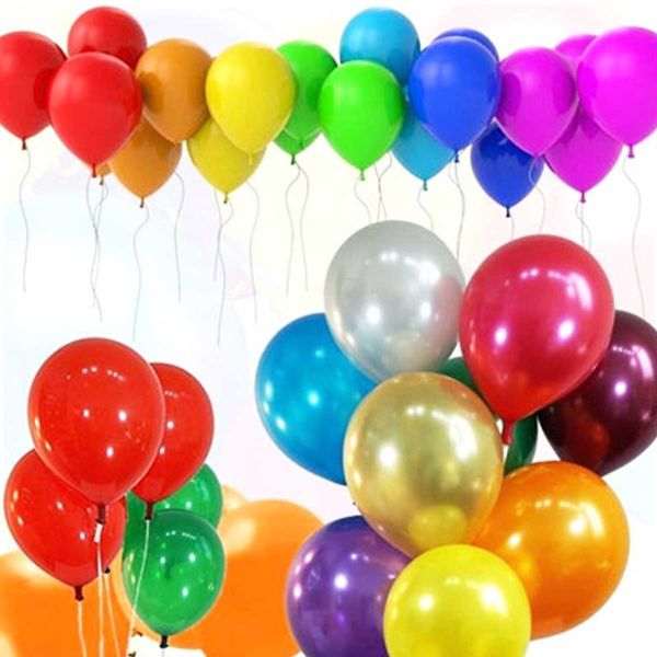 بادکنک طرح رنگی مجموعه 10 عددی