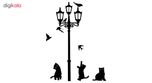 استیکر دیواری صالسو آرت مدل playful cat az