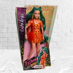 باربی فشن استایل دفالوسی مو سبز