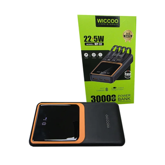 پاوربانک 30000 میلی آمپر ویکو مدل Wiccoo WP-32