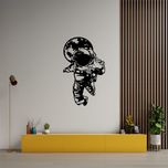 استیکر مدل چوبی طرح فضانورد کد S35