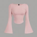 کراپ آستین کلوش جلو هلال