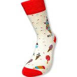 جوراب ساقدار یونیسکس طرح بستنی برند ترک SOCKY WOCKY