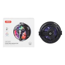 فن خنک کننده گوشی موبایل XO مدل XO-SL03 - مشکی (دارای نورپردازی RGB)