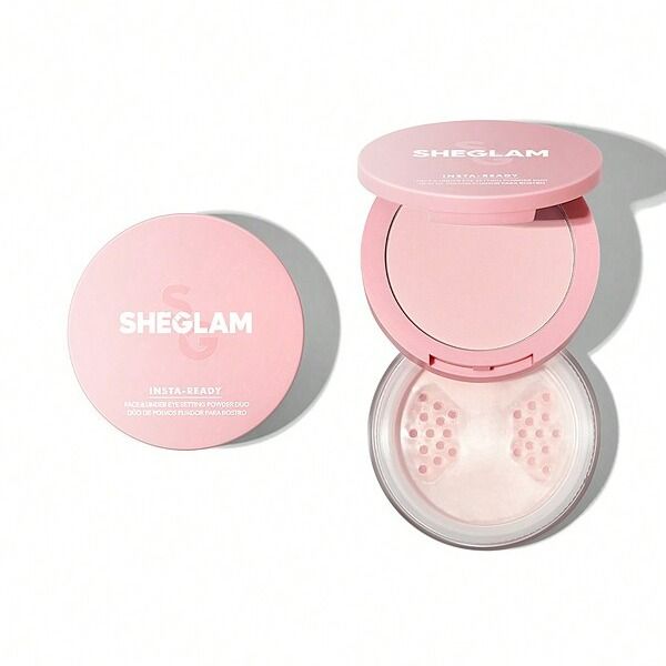 پودر فیکس دو کاره شیگلم SHEGLAM INSTA-READY FACE & UNDER EYE SETTING POWDER DUO