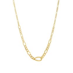 گردنبند طلا 18 عیار زنانه مدل تمام فیگارو کونیک میا گالری