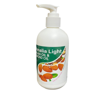 کرم مرطوب کننده دست و صورت مانالیا لایت مدل Argan oil & Almond Oilحجم 250 میلی لیتر