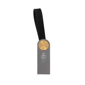 Queen DISK USB2.0 Flash Memory - 64GB (گارانتی مادام العمر شرکت آی تین) طلایی