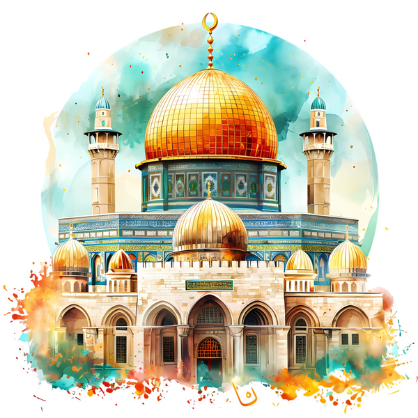برچسب اتویی و حرارتی لباس طرح بیت المقدس