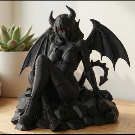 فیگور کلکسیونی دارکفانتزی: “ملکهی سایهها” (Dark Fantasy Succubus)
