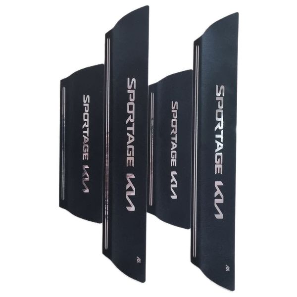 برچسب پارکابی خودرو امیران اسپرت طرح چرم کد 2025089 مناسب برای کیا اسپورتیج مجموعه 4 عددی