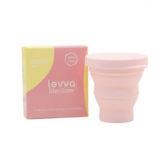 استریلایزر سیلیکونی کاپ قاعدگی لیوا فارما مدل منفذدار مخصوص ماکروویو