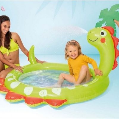 استخر بادی اینتکس مدل فواره دار طرح دایناسور کد58437