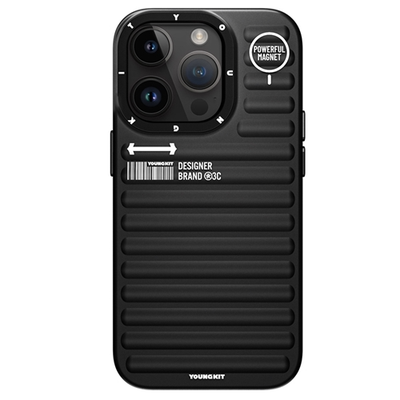 قاب iphone 13 برند یانگ کیت youngkit true Color plain Lugagge-inspired series (مگ سیف ساپورت)