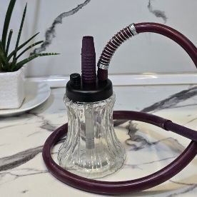 قلیان کارمانیا مسافرتی کوچک (بنفش)