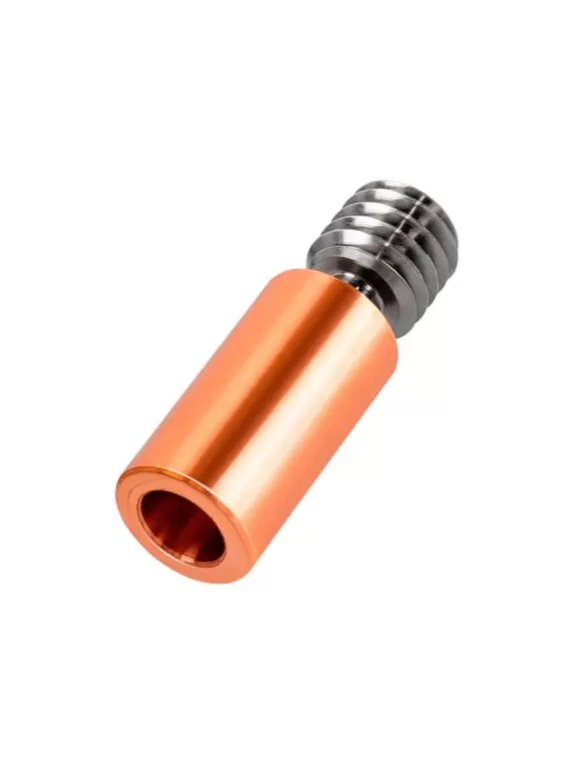 پیچ اکسترودر سوراخ دار Bi-metal V6 دما بالا مدل Smooth