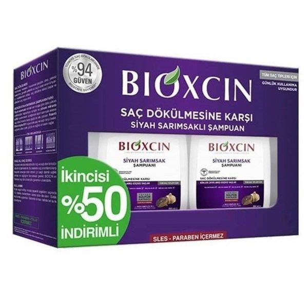 پک دو عددی شامپو ضد ریزش مو سیر سیاه