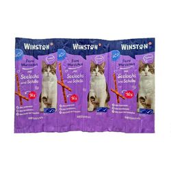 تشویقی گربه وینستون مدل مدادی وزن 100 گرمی بسته 10 عددی