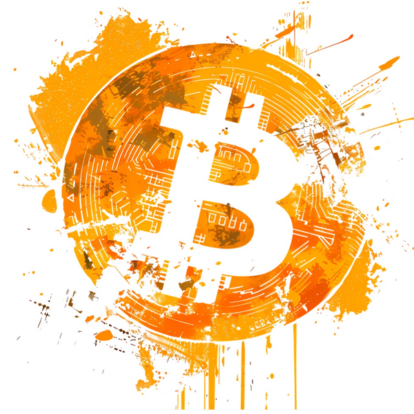 برچسب UVDTF ضدآب و ضدخش اجسام طرح بیت کوین