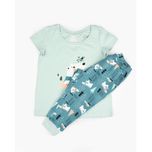 ست تی‌شرت آستین کوتاه و شلوار راحتی بچگانه مدل SB-SS-1682