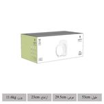 سرویس غذاخوری 27 پارچه چینی زرین ایران سری کواترو مدل وگاس اوریت درجه یک