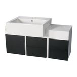 ست کابینت و روشویی توییس مدل tws 1017 به همراه آینه و باکس